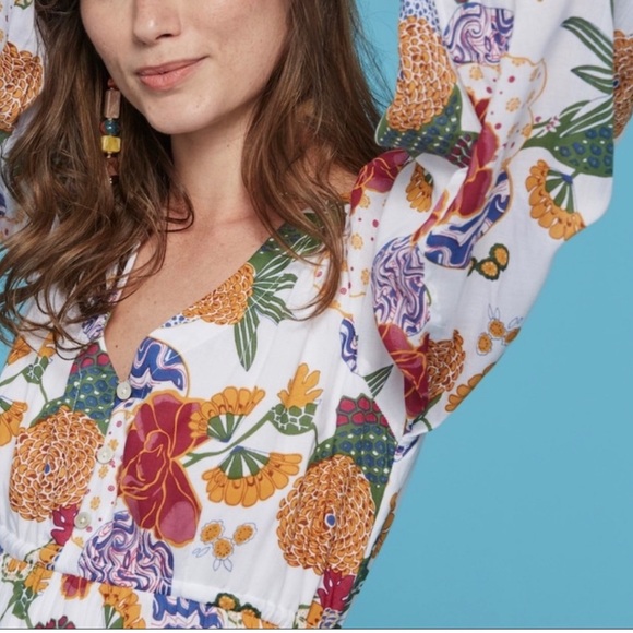 Roller Rabbit | Cheri Floral Kiana - Picture 3 of 4